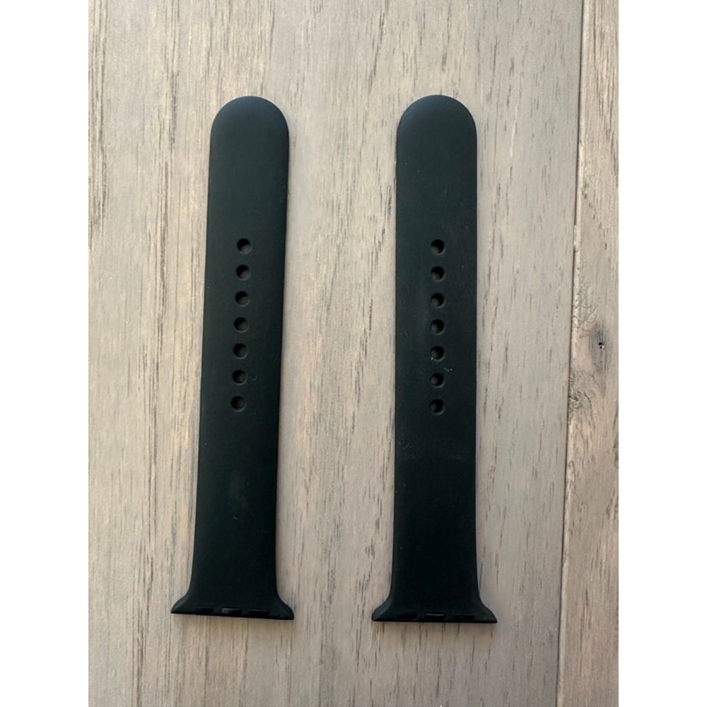 Apple Watch Series 1 Black Silicone Bands